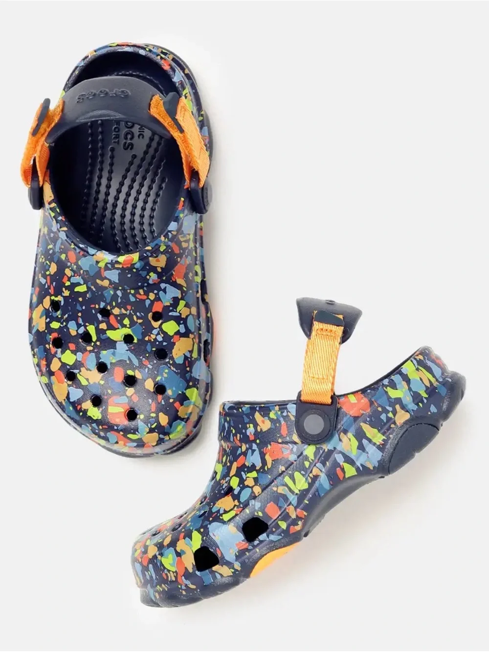 Crocs All Terrain Terrazzo Classic Children Shoes Size: J2 ( Little Boy 2)